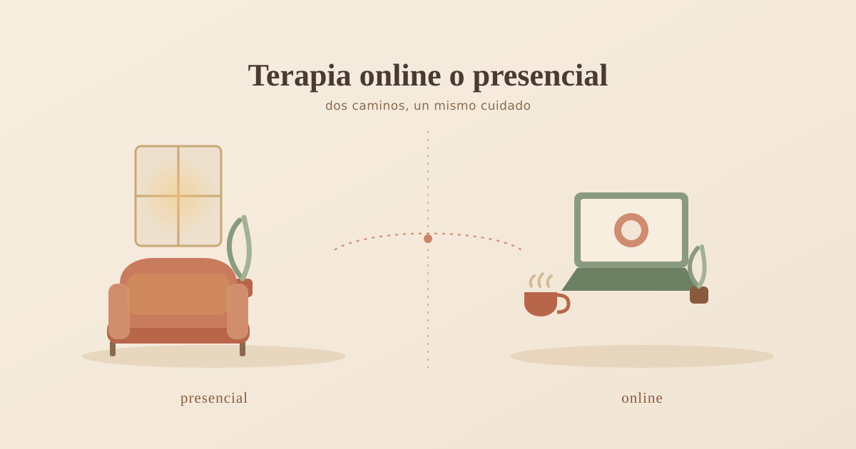 Terapia online o presencial: ¿cuál elegir?